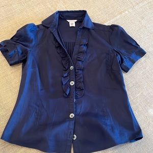 One Day Sale Only: PinkTartan short sleeve blouse